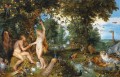 Jan Brueghel de Oude en Peter Paul Rubens Het aards paradijs rencontré de zondeval van Adam en Eva